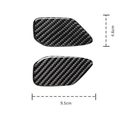 2 x Door Bowl Panel Covers for Chevrolet Camaro (2016-2024) Carbon Fiber Black