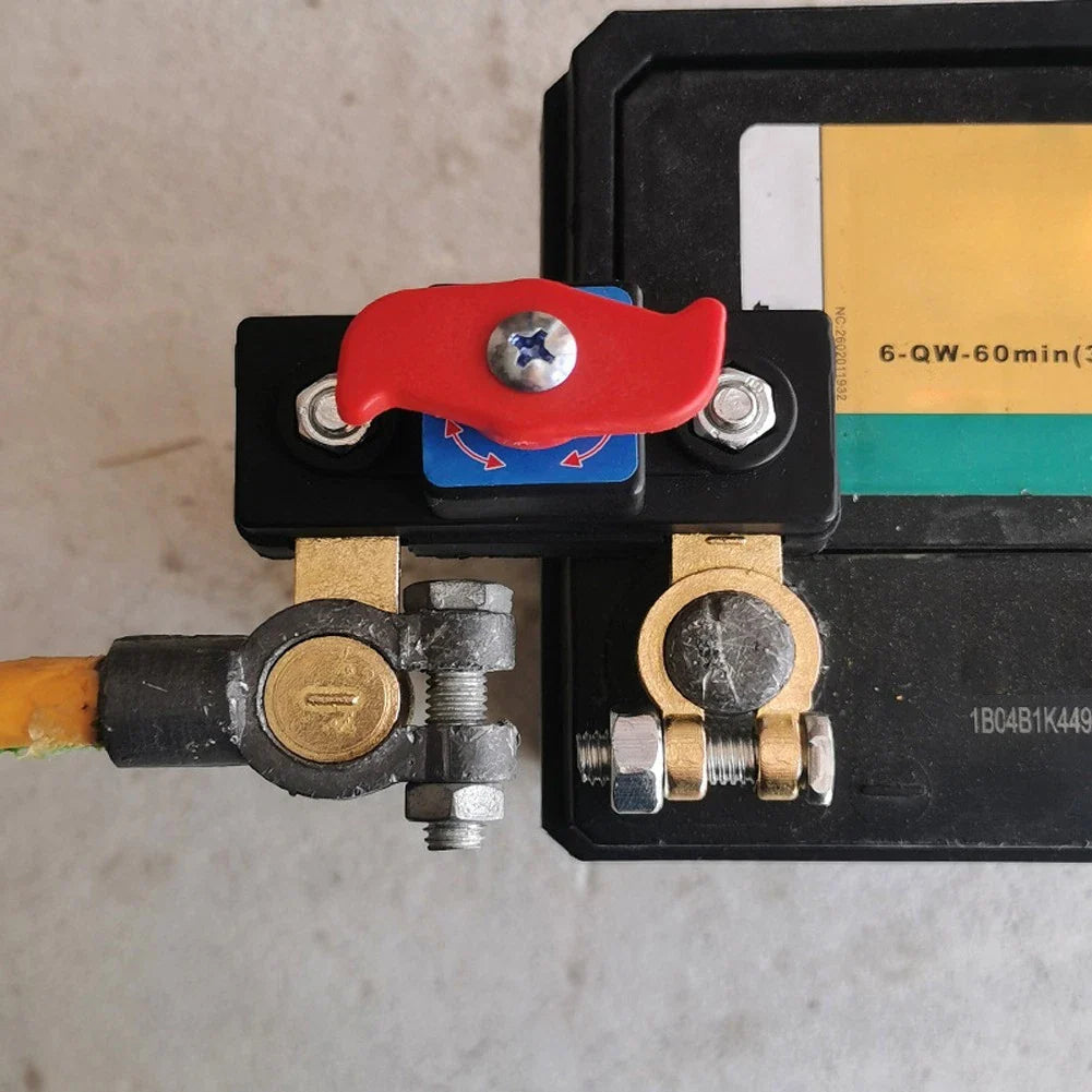 Car Battery Cutoff Switch for RVs/Boats/Trailers with Easy Installation
