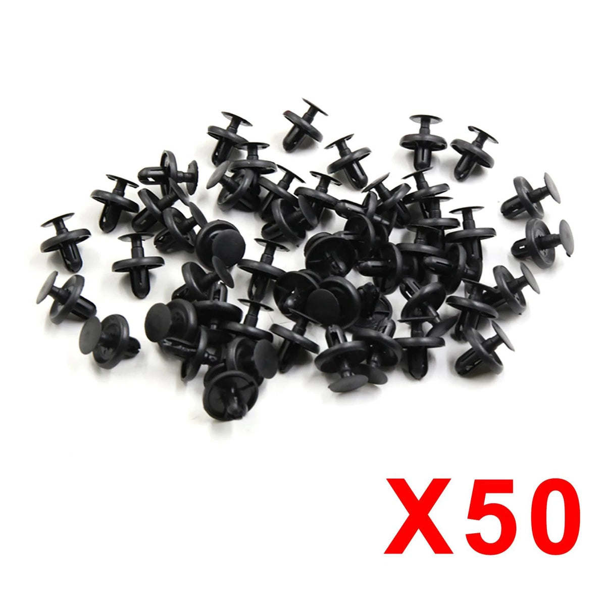 50 Pcs Car Retainer Clips & Rivets with Fastener Remover for Toyota