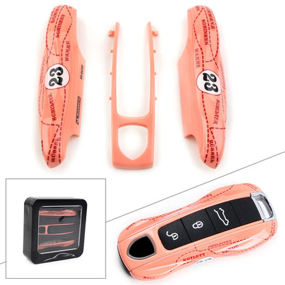 Pink Pig Case Shell Cover for Porsche Cayenne Panamera 911 Key Fob (2003-2023)