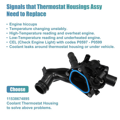 Engine Coolant Thermostat Housing for Mini Cooper (2010-2015)