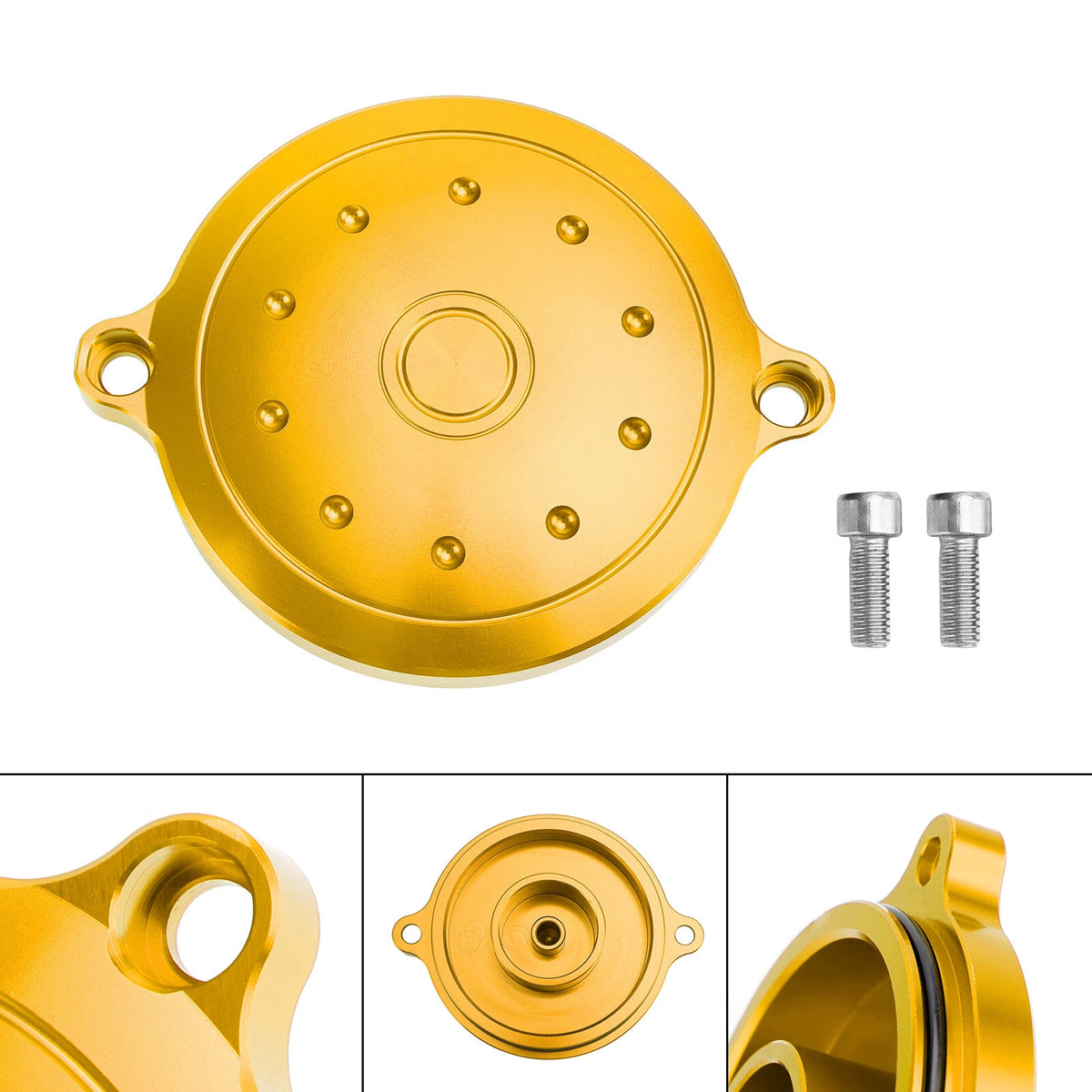 Cylinder Head Side Cover Protector Gold for Honda CT125, Cub110, Grom (2021-2023)