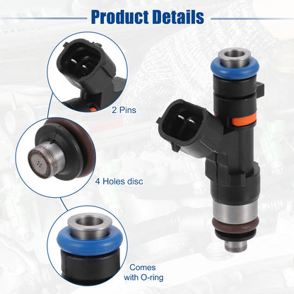 6 x Car Fuel Injector Nozzle Replaces for Nissan 350Z (2003-2009)