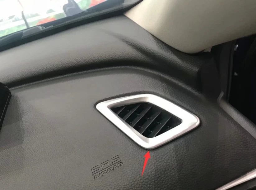 Interior Top Front Air Vent Outlet Matte Cover Trim for Honda Accord (2018-2021)