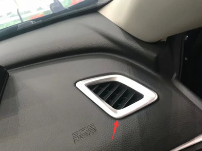 Interior Top Front Air Vent Outlet Matte Cover Trim for Honda Accord (2018-2021)