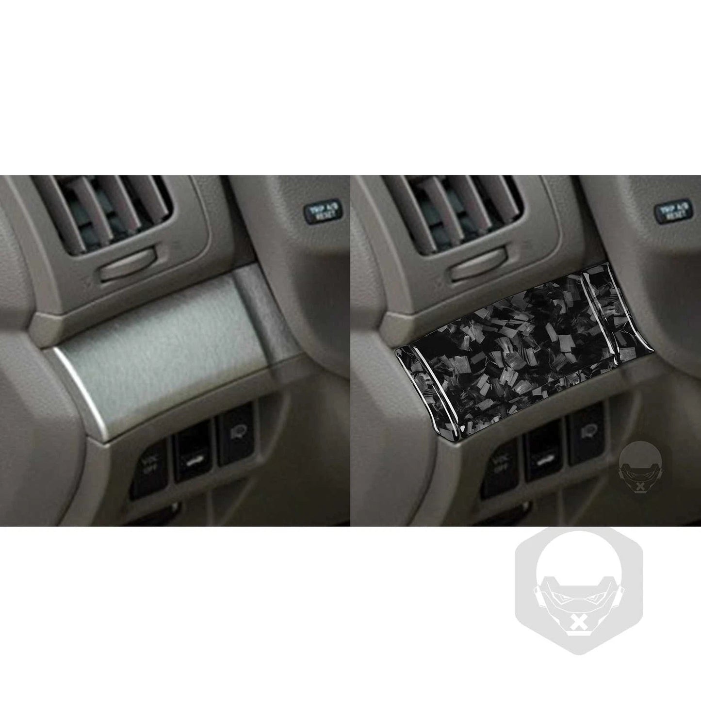Forged Carbon Fiber Drive Side Dash Panel Trim for Infiniti G37 G25 Q60