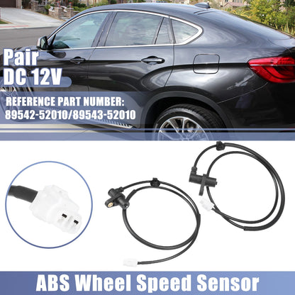 1 Pair Front Left Right ABS Wheel Speed Sensor for Toyota Echo (2000–2005)