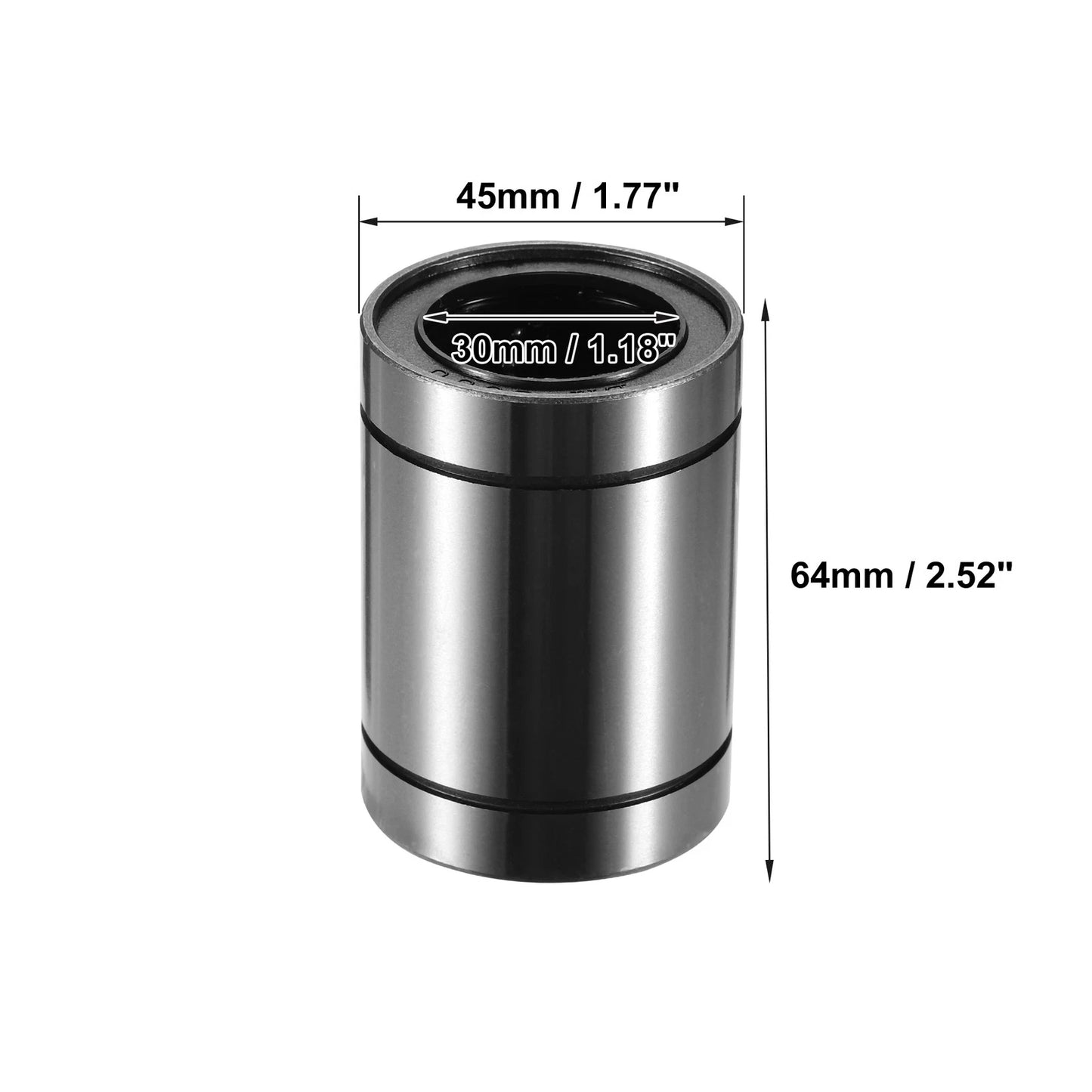 2 x 30mm IDx45mm ODx64mm Length Car Linear Ball Bearings for Car