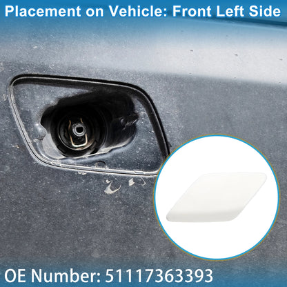 Front Left Washer Nozzle Cover for BMW 428i (2014-2016) Unpainted
