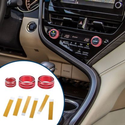 AC and Rear View Mirror Switch Knob Cover for Toyota Camry (2018-2023)