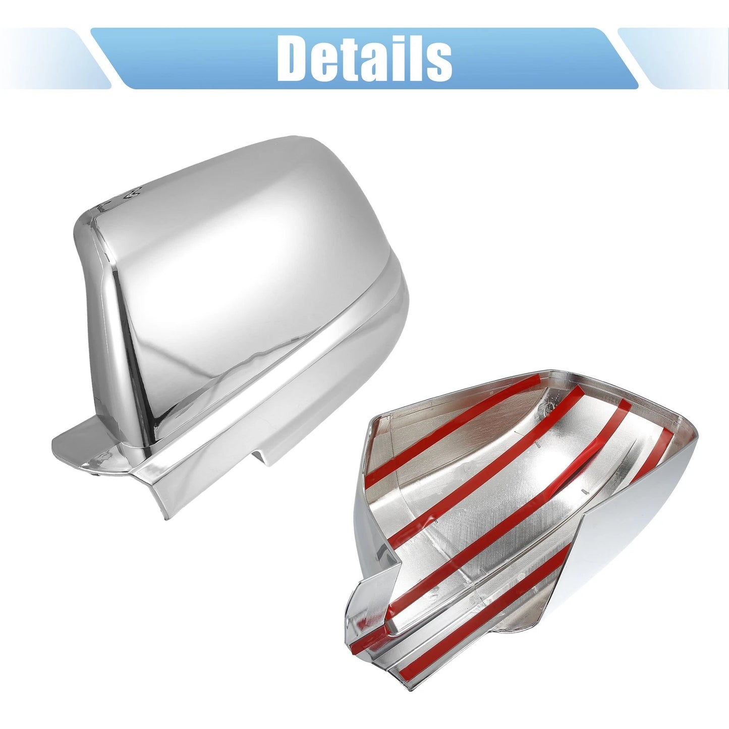 Chrome Plated Full Mirror Covers for Toyota Tundra (2007-2021)