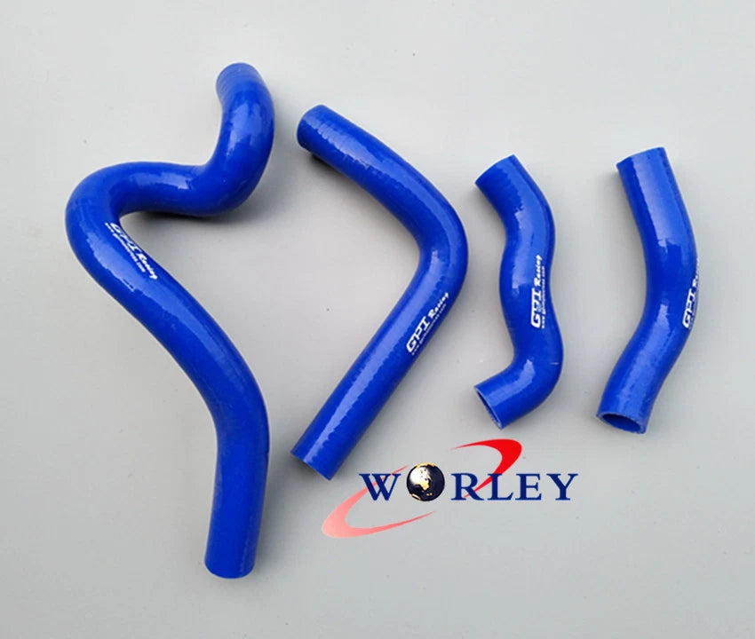 Silicone Radiator Hose for Kawasaki KLX650 1993-1996 BLACK