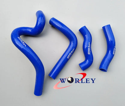 Silicone Radiator Hose for Kawasaki KLX650 1993-1996 BLACK