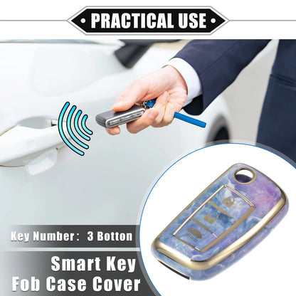 3 x Button Smart Key Fob Case Cover for Nissan Rogue Frontier (2014-2023)