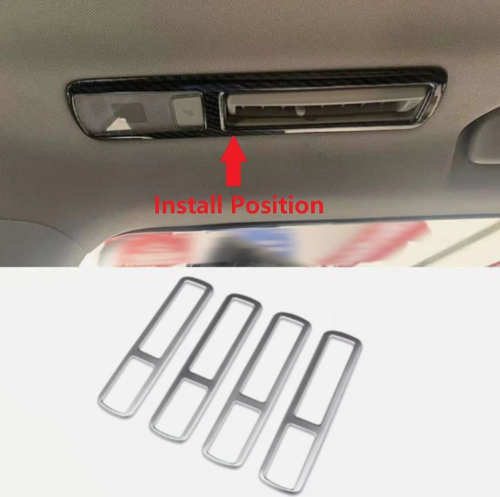 ABS Matte Seat Air Vent Outlet Cover Trim for 2024-2025 Toyota Grand Highlander