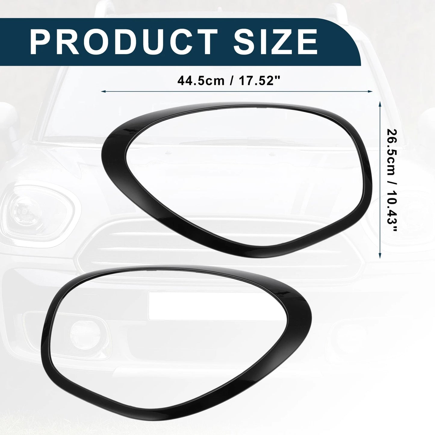 Front Headlight Trim Bezel for Mini Cooper Countryman (2011-2016)