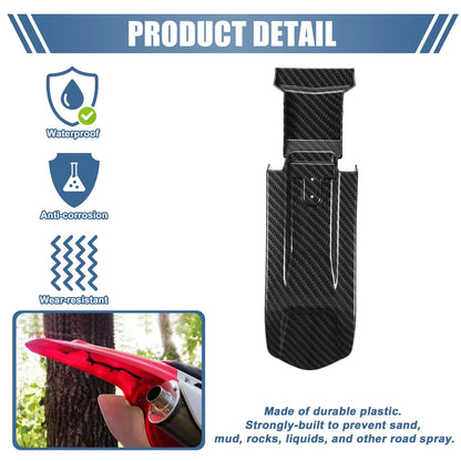 Motorcycle Rear Tail Mud Guard Fender for Surron Carbon Fiber Black