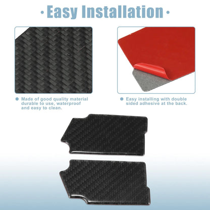 Carbon Fiber Inner Door Handle Bowl Covers for Ford Mustang (2015-2020)
