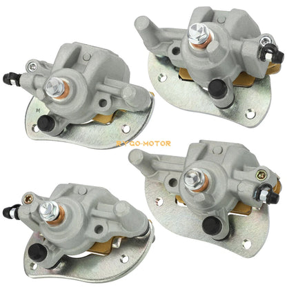 Front/Rear Brake Calipers W/Pads for Yamaha Grizzly 700 YFM700 F/P (2007–2020)