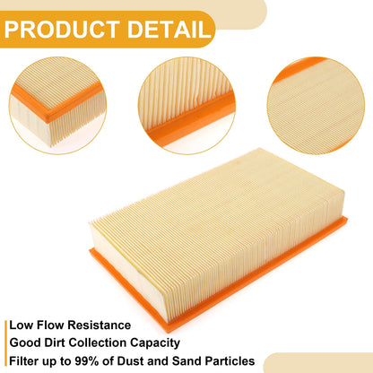 Car Engine Air Filter for Mercedes-Benz C300 (2008-2012) 1 x Filter