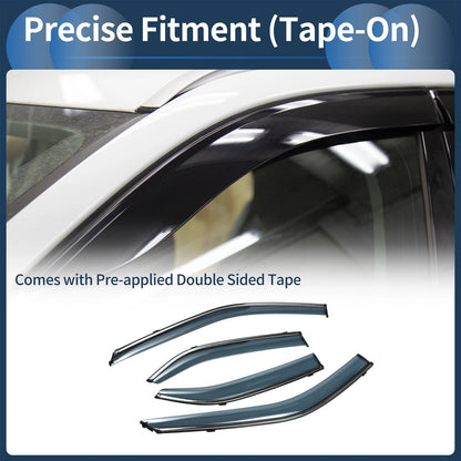 Window Deflectors 1 Set for Mitsubishi Lancer (2008-2017)