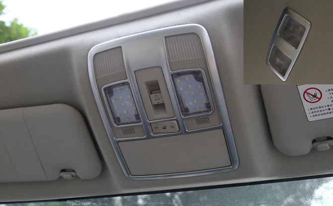 Interior Reading Light Frame Cover Trim for 2017-2021 Mazda CX-5 2 x Matte