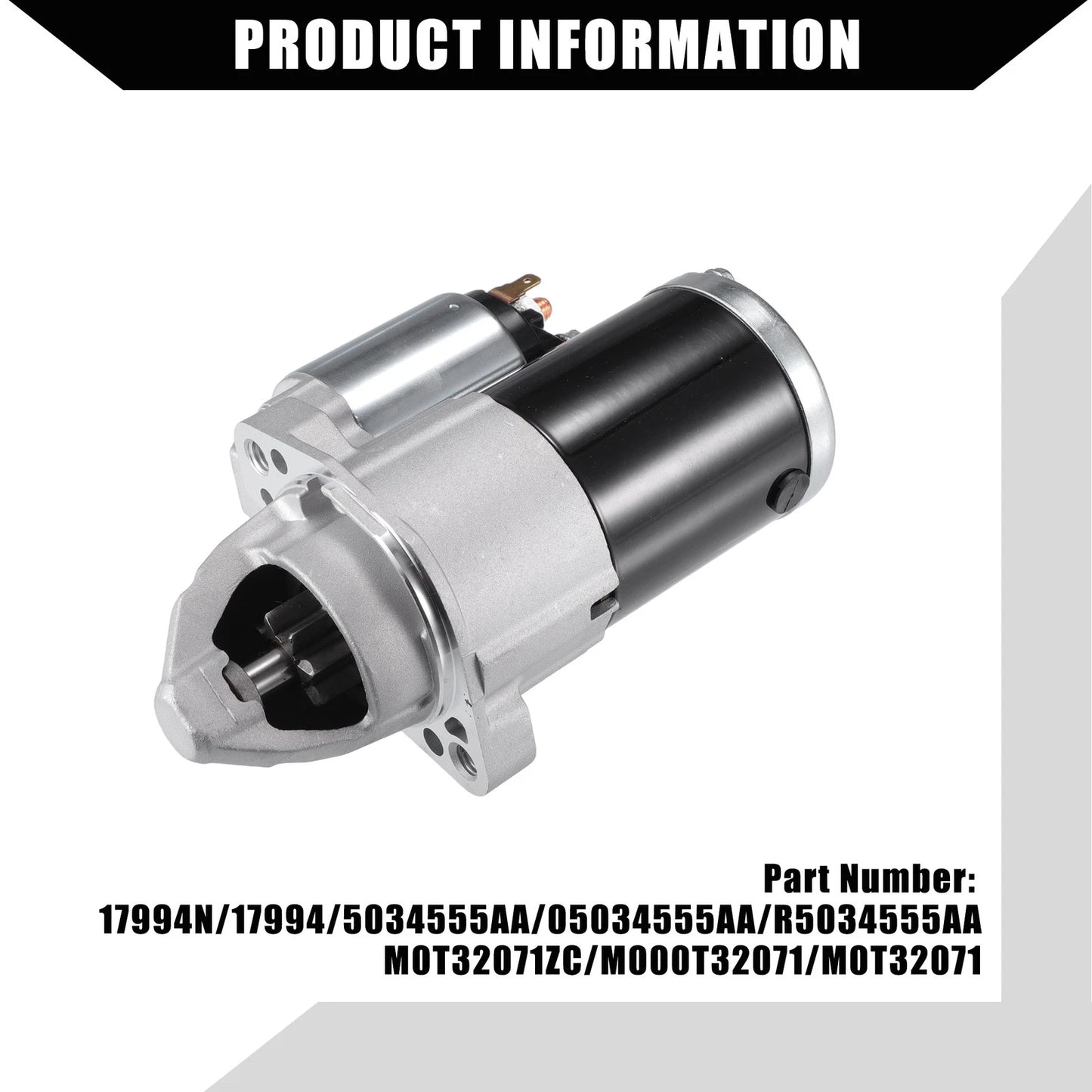 Starter Motor for Chrysler Sebring (2007-2010)