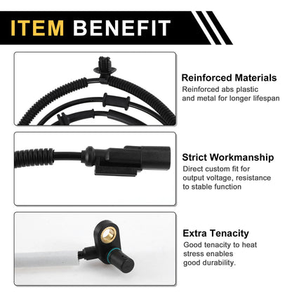ABS Wheel Speed Sensor for Ford F-250 F-350 F-450 F-550 Super Duty (2017-2019)
