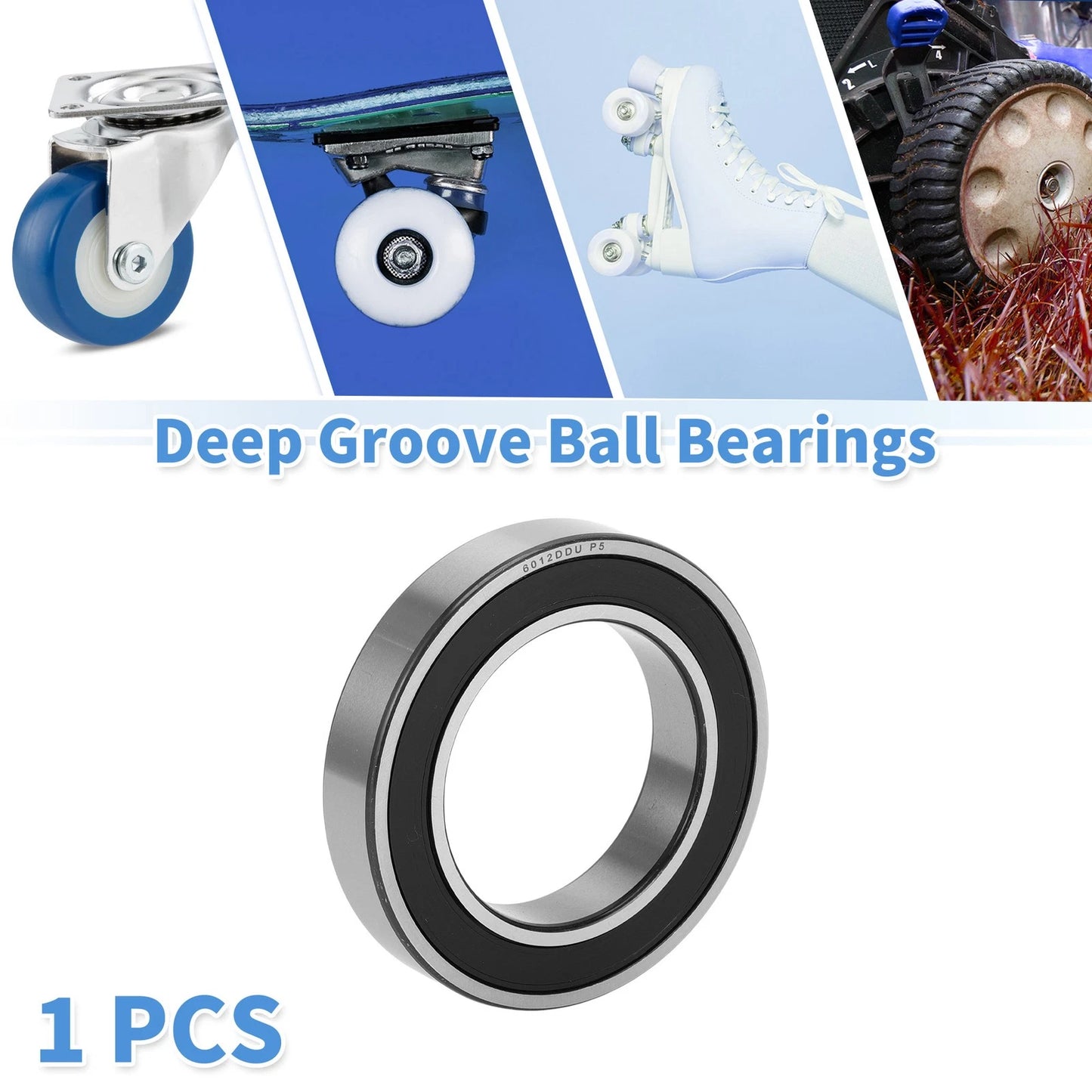 60x95x18mm Deep Groove Ball Bearings for Scooter Skateboard Wheel