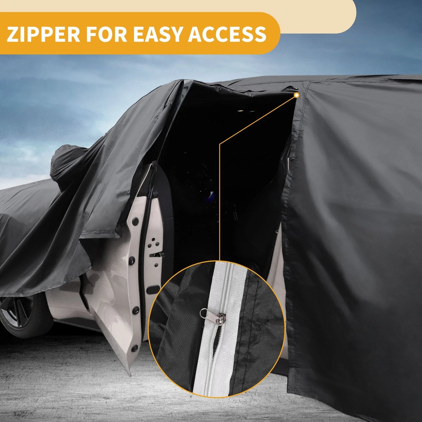 Waterproof All Weather Car Cover for Toyota RAV4 (190T-PU) 79-23