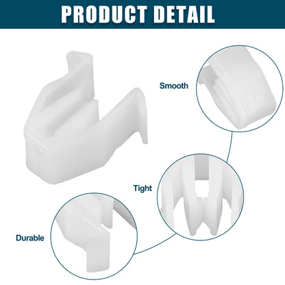30 x White Interior Trim Retainer Clips for Mitsubishi