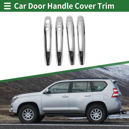 Silver Tone Door Handle Cover Trim for Toyota Highlander (2008-2013)