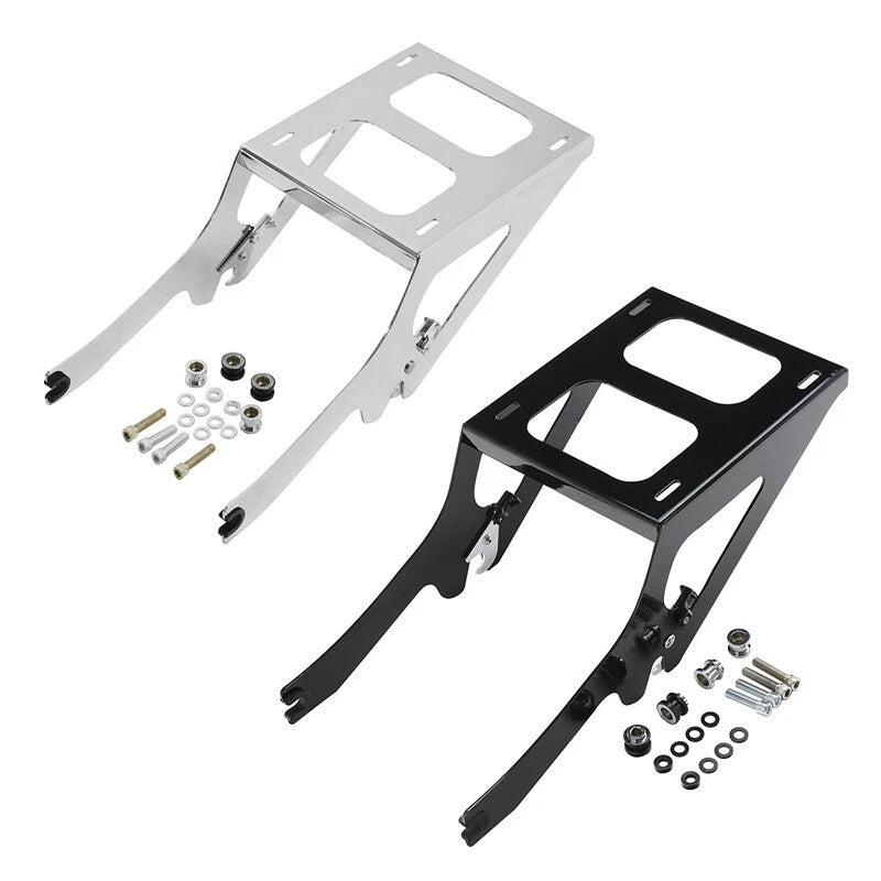 Two-Up Mounting Rack for Harley Heritage Classic FLHC (2018-2025) Black/Chrome