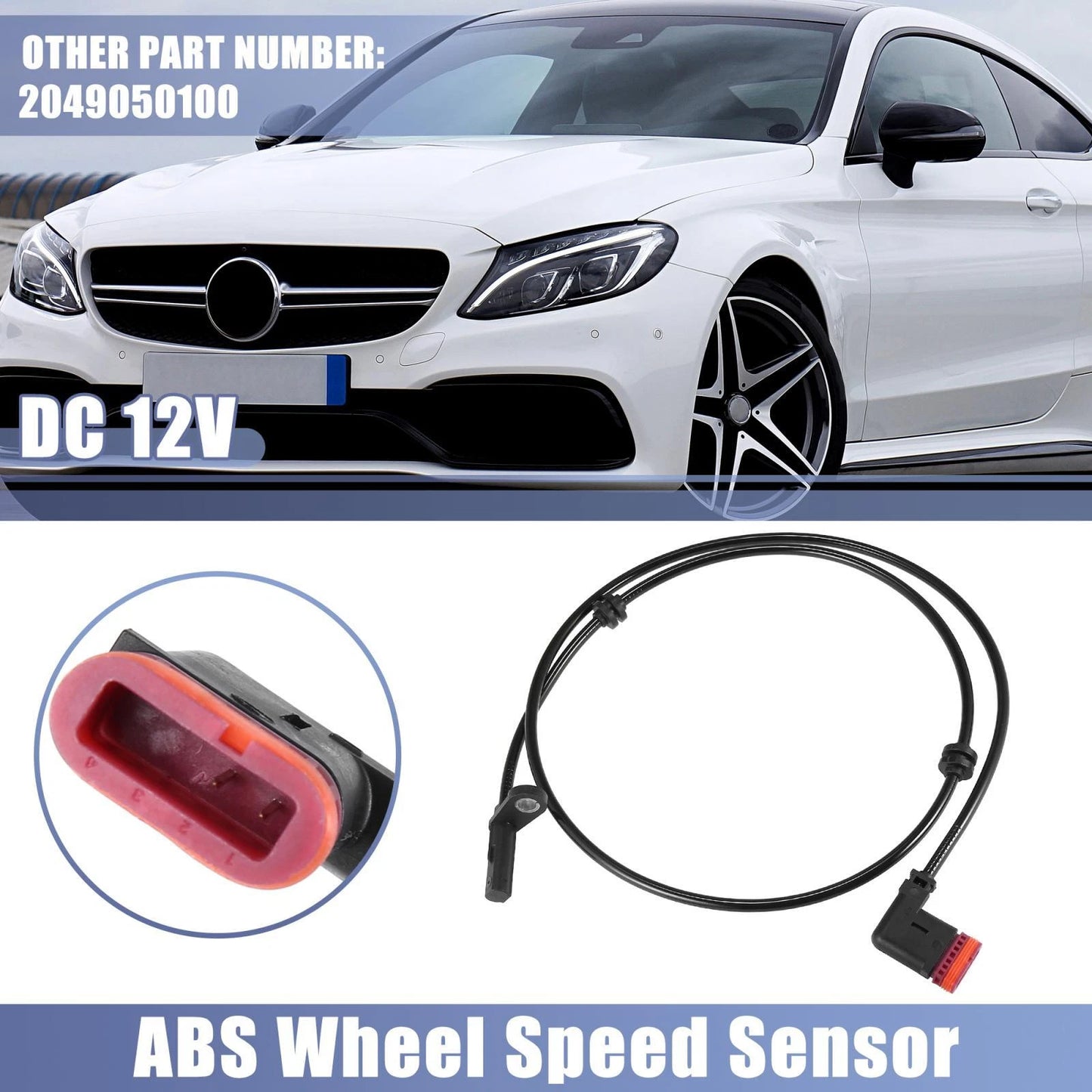 ABS Wheel Speed Sensor for Mercedes-Benz C200 C350 (2008-2015)