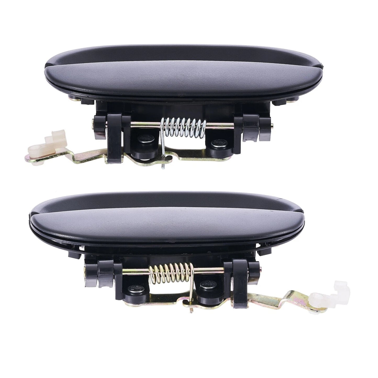 Outer Door Handle Set of 2 for Hyundai Excel X3 (1994-2000) Black Left & Right