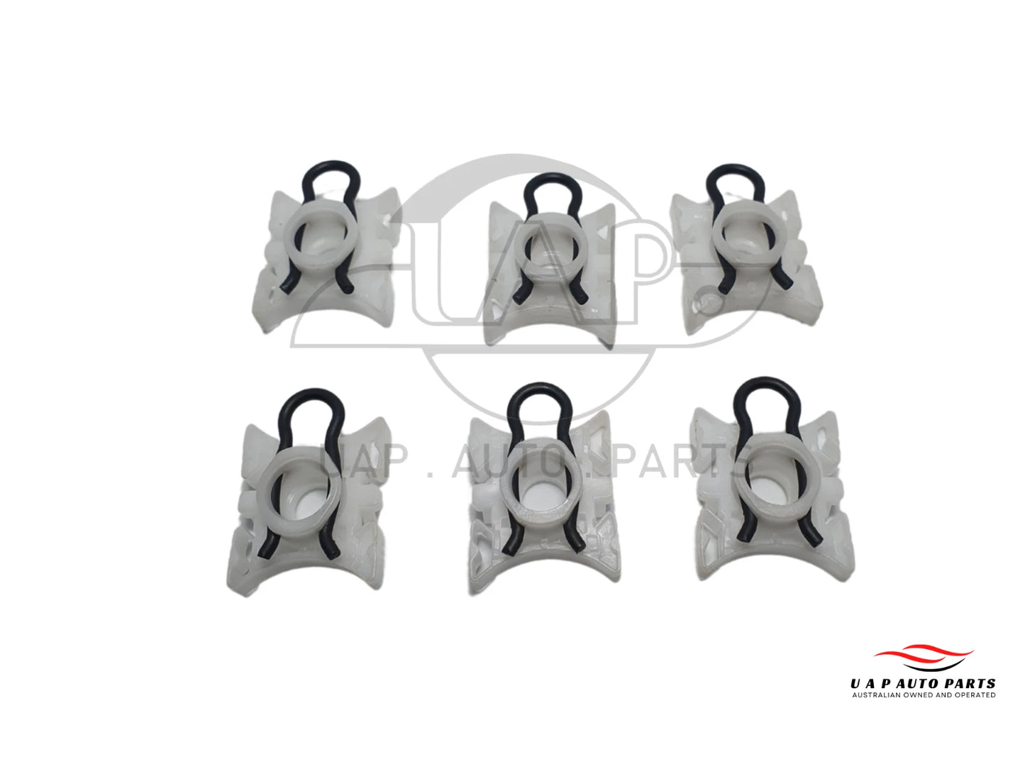 6 x Plastic Window Regulator Sliding Pivot Clips for BMW E32 E34 E36 E85 E92 E93