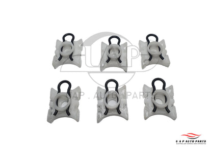 6 x Plastic Window Regulator Sliding Pivot Clips for BMW E32 E34 E36 E85 E92 E93