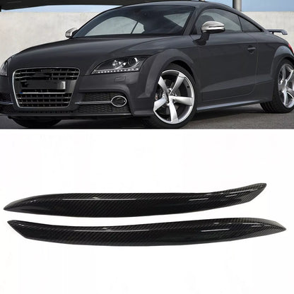 Carbon Fiber Headlight Eyelid Trim for Audi TT 8J (2007-2014)