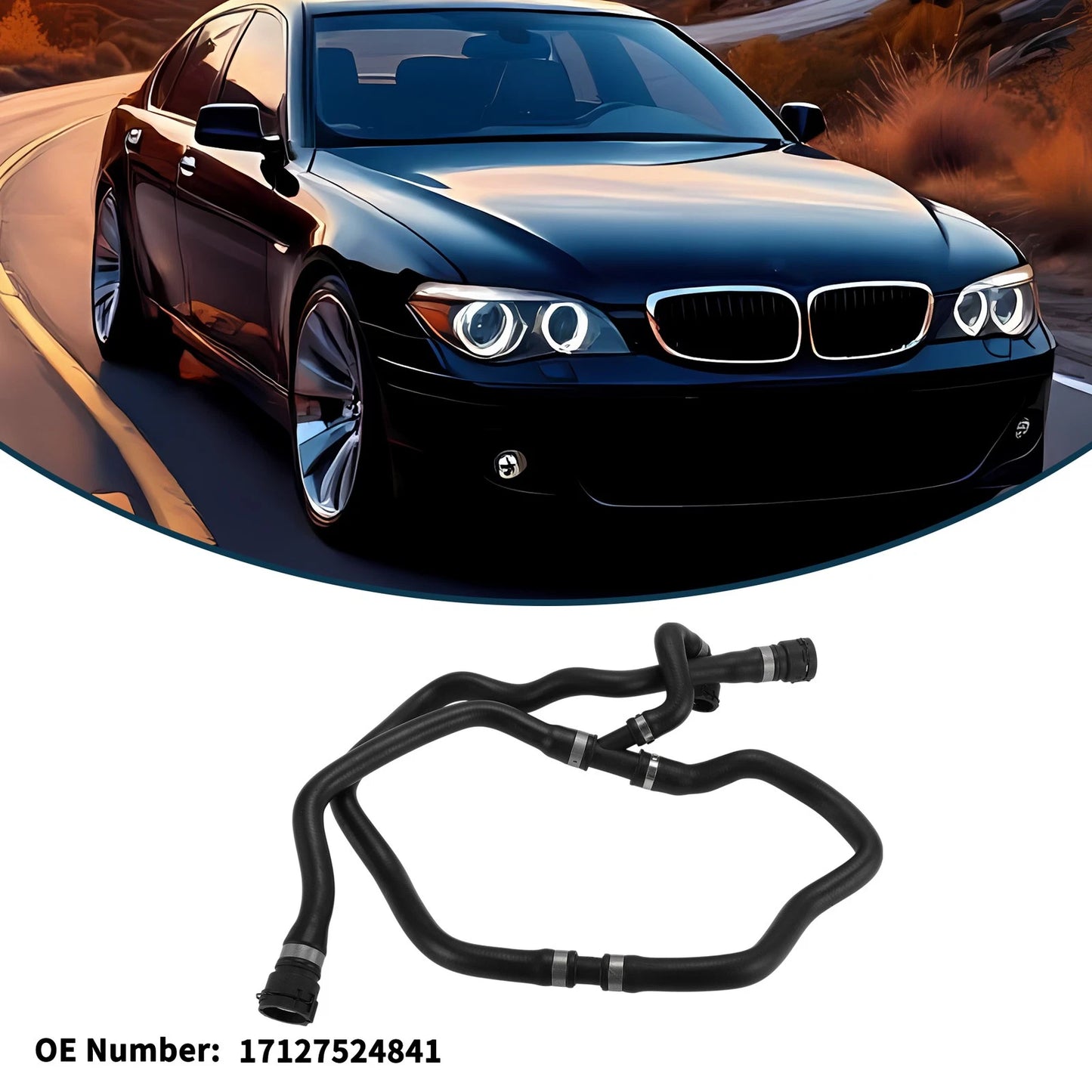 Radiator Hose for BMW 7 Series 2003-2008 Coolant Pipe