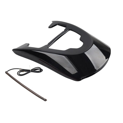 Vivid Black Rear Mudguard w/Smoke Light for Harley VRSCDX V-Rod (2002-2017)