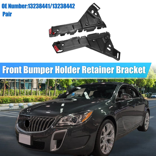 Front Bumper Bracket 1 Pair Left Right for Buick Regal (2011–2017)
