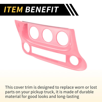 AC Switch Button Control Cover Trim for Jeep Wrangler JK JKU (2011-2017) Pink