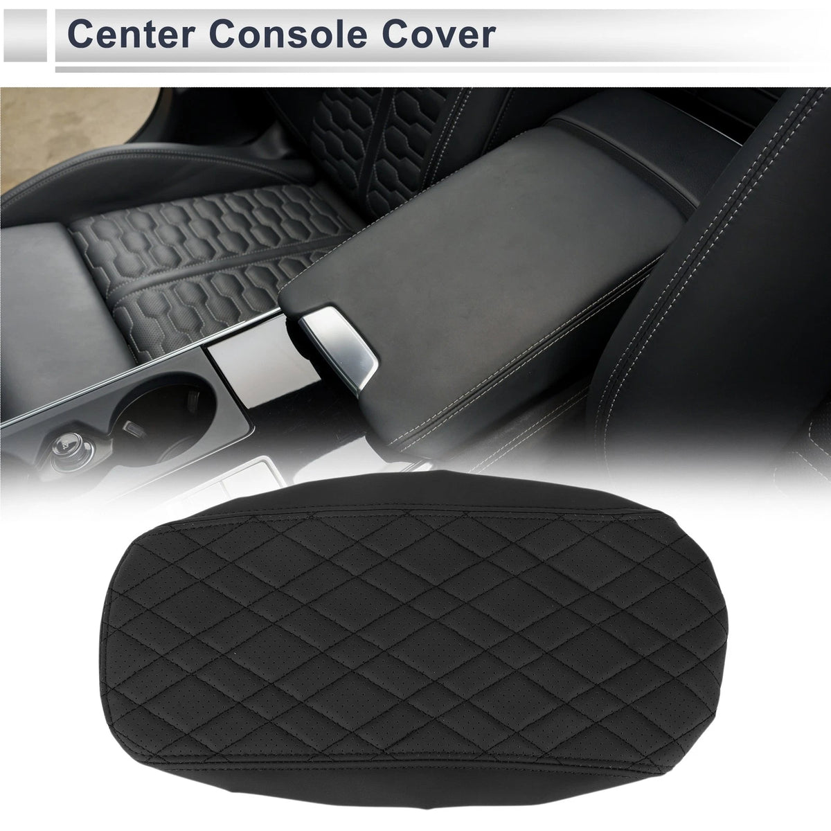 Car Center Console Cover for BMW X3 (2014-2018) Black 1 x Piece