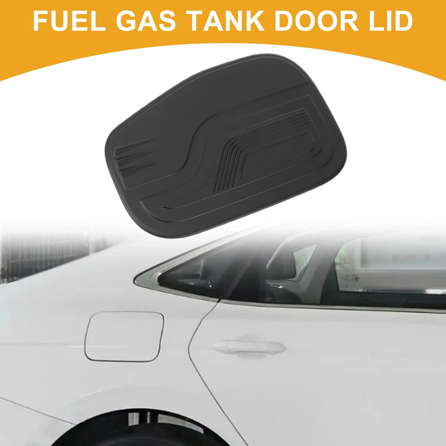 Fuel Tank Door Cap for Ford Ranger 2023-2025 Matte Black