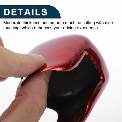 Carbon Fiber Red Gear Shift Knob Cover for Honda Civic (2022-2025)