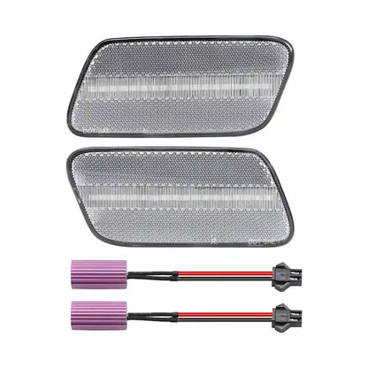 Clear Lens LED Bumper Marker Light for Mercedes Benz W210 E-Class (1996–2002)