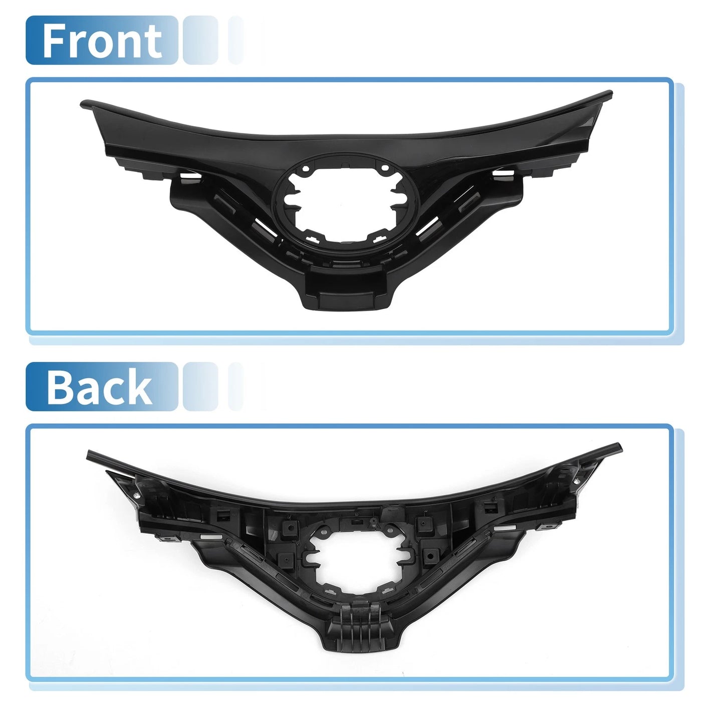 Front Bonnet Bumper Grille for Toyota CHR 2018-2019 Black