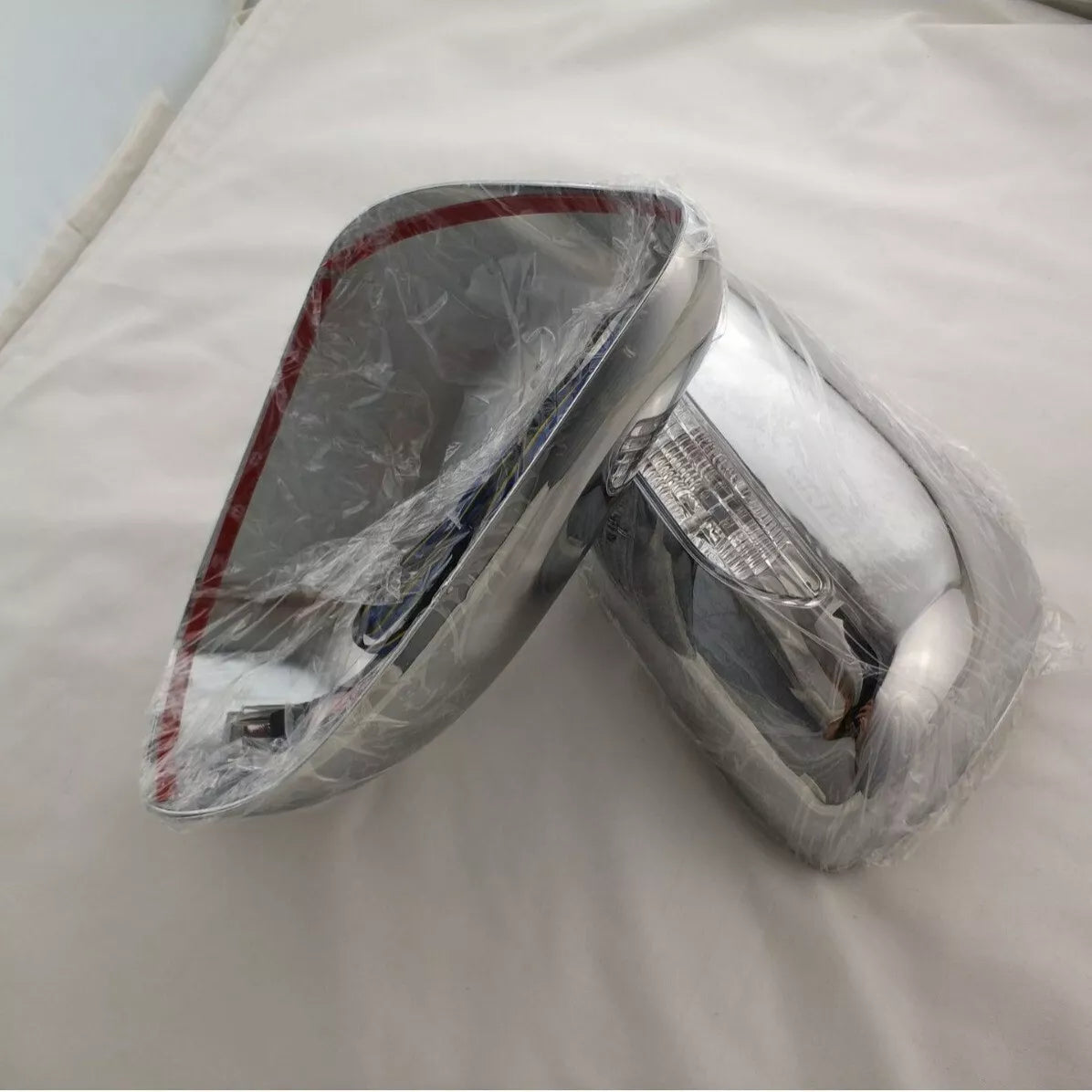 LED Rearview Mirror Side Lid Cover Trim for Toyota Corolla (2005-2006) 2 x Chrome