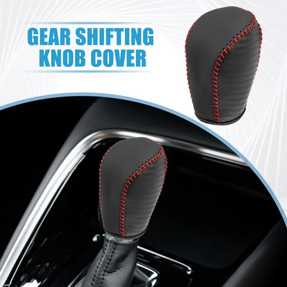 Gear Shifting Knob Cover for Honda Civic 10th Gen 2016-2021 Black Red