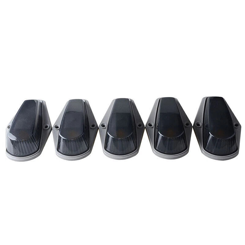 5 x White Light Roof Cab Marker Clearance Covers for Ford F-150 (1980-1997)